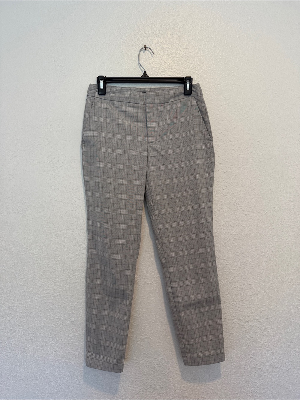 ZARA Gray Plaid Ankle Trousers Women's Size 2 | Excellent Condition